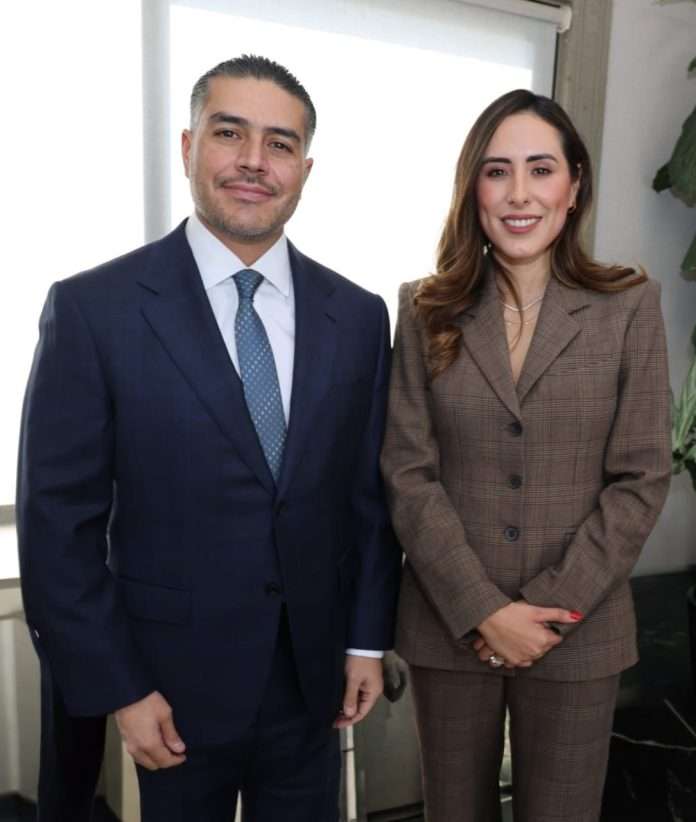 Cecilia Guadiana se reúne con Omar García Harfuch, secretario de Seguridad y Protección Ciudadana de México