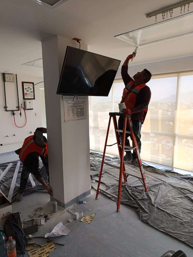 Continúa ISSSTE obras de mantenimiento en el Hospital Regional "Presidente Benito Juárez" en Oaxaca