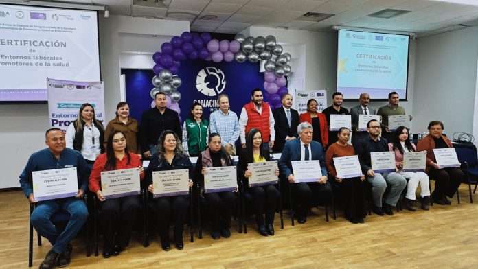 Certifica SS de Entornos Laborales promotores de salud