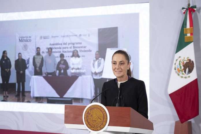 Inician a nivel nacional 154 sorteos de la Conavi para asignación de 31 mil 934 viviendas para el Bienestar en 147 municipios: Claudia Sheinbaum