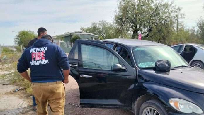 Niña de 2 años que quedó encerrada en un vehículo