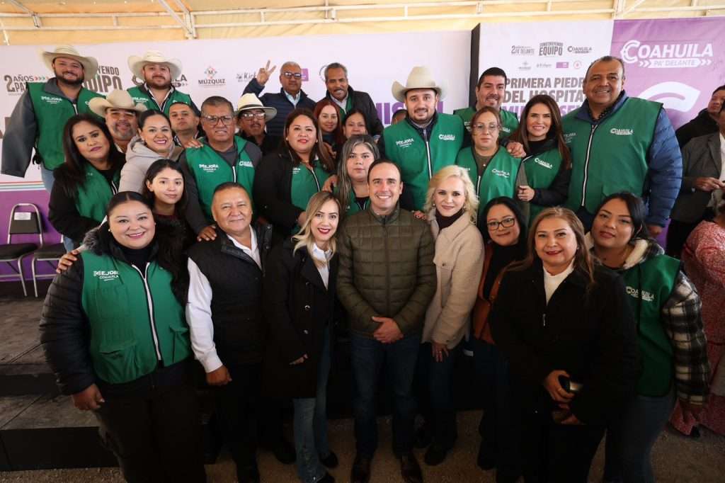 Ponen primera piedra de hospital de primer mundo en la Carbonífera