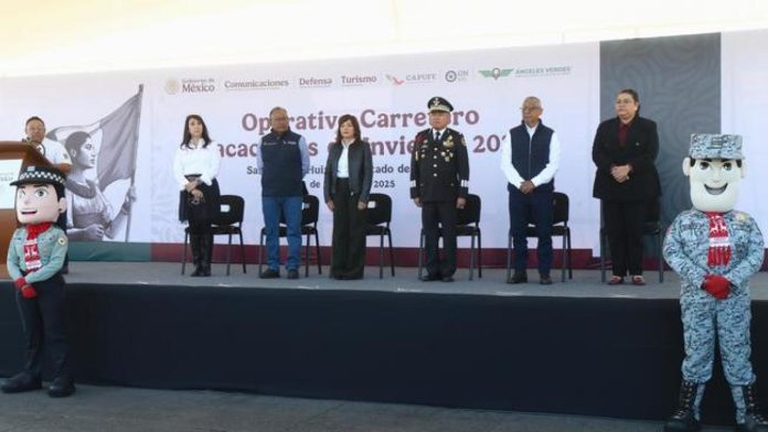 Secretaría de Infraestructura, Comunicaciones y Transportes, Caminos y Puentes Federales y la Guardia Nacional