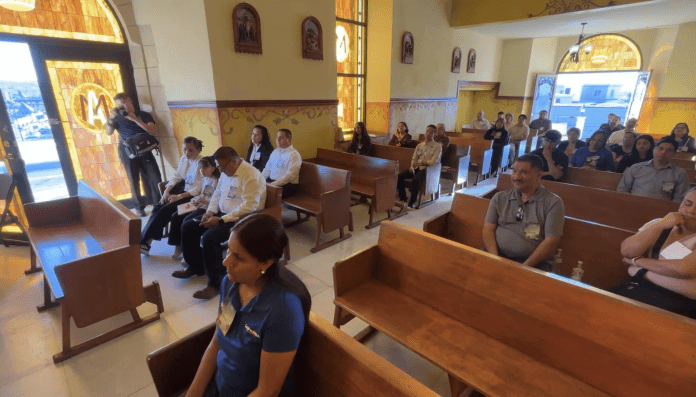 Este mensaje lo dio en la capilla de la Ermita, minutos antes de la peregrinación del Jubileo Diocesano de los Comunicadores.