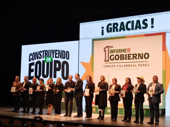 Presenta Carlos Villarreal su Primer Informe y refuerza seguridad con entrega de unidades