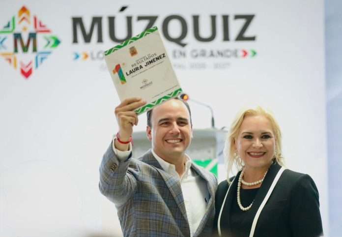 Jiménez Gutiérrez agradeció la presencia de alcaldes de la región, integrantes del Cabildo, autoridades estatales
