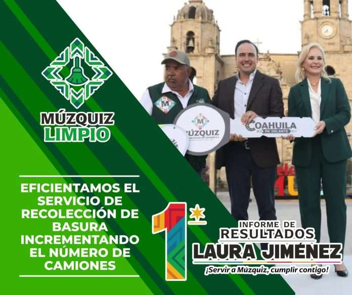 A un año de gobierno, Múzquiz fortalece el servicio de recolección de basura con siete unidades propias