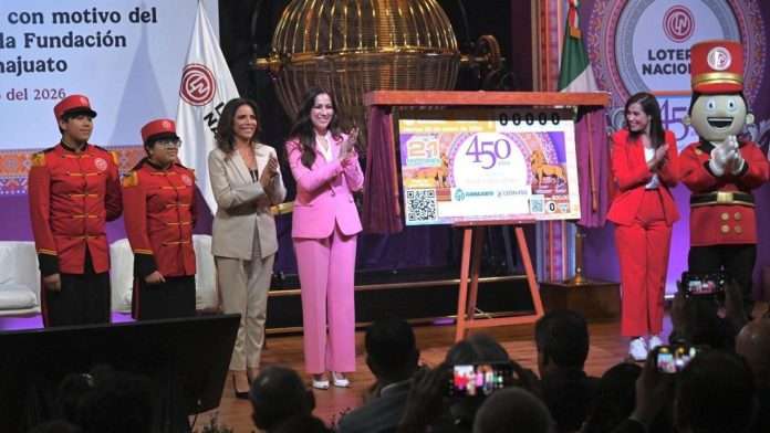 Lotería Nacional celebra 450 años de León, Guanajuato