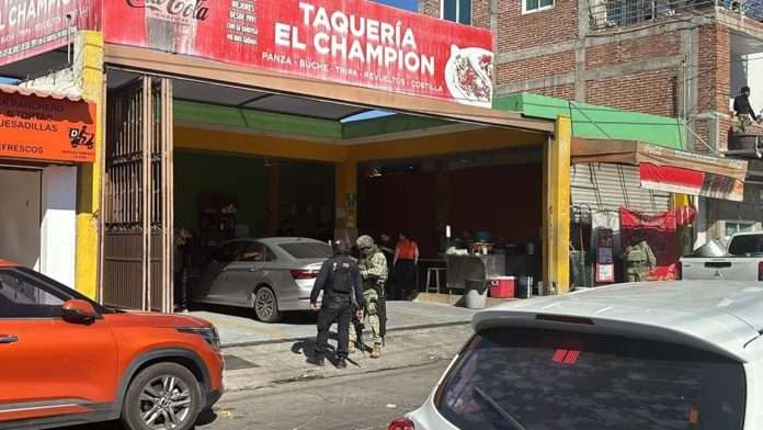 Ataque armado en taquería