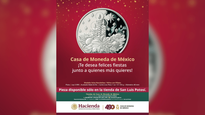 Casa de Moneda de México lanzó medalla conmemorativa