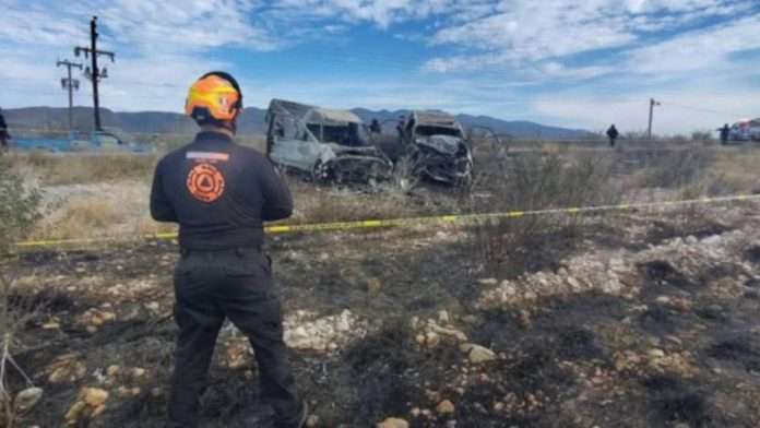 Choque en Lampazos