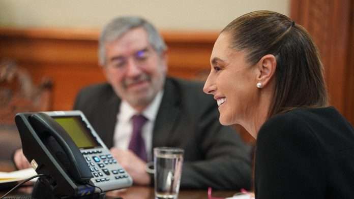 Claudia Sheinbaum llamada con Trump