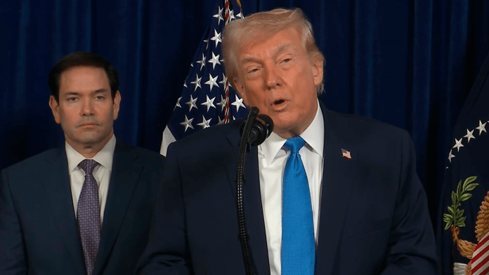 Donald Trump en conferencia sobre captura de Nicolás Maduro