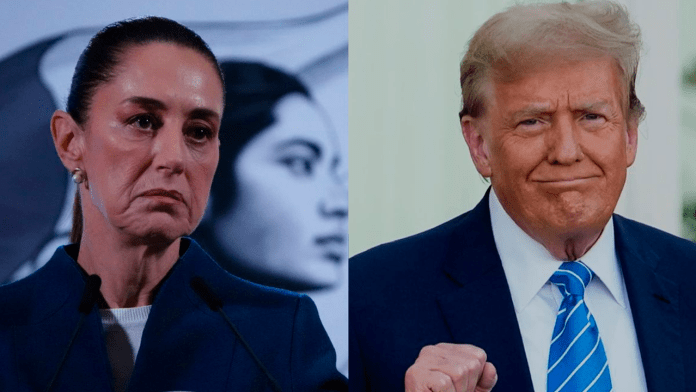 Donald Trump y Claudia Sheinbaum