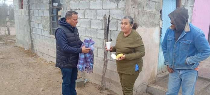 Refuerzan Operativo Abrigo en comunidades rurales de Castaños ante bajas temperaturas