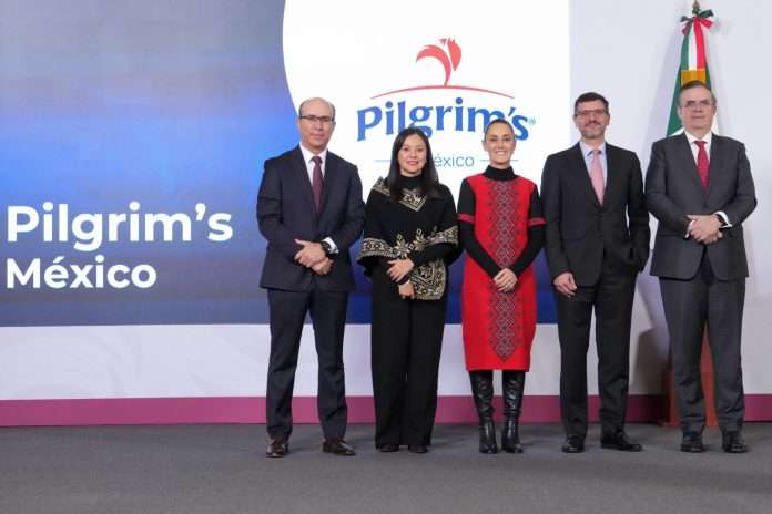 Plan México: Empresa Global Pilgrim's invertirá en el país mil 300 millones de dólares para 2026-2030; generará 20 mil empleos