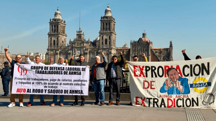 Grupo de Defensa Laboral Civil de AHMSA en CDMX