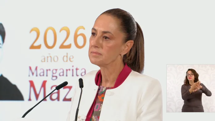 La presidenta Claudia Sheinbaum
