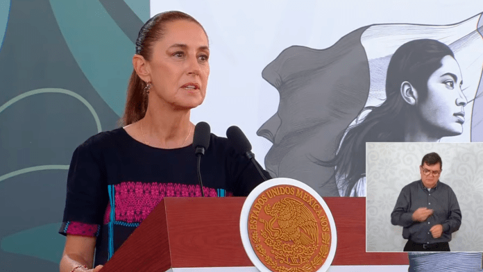 La presidenta Claudia Sheinbaum