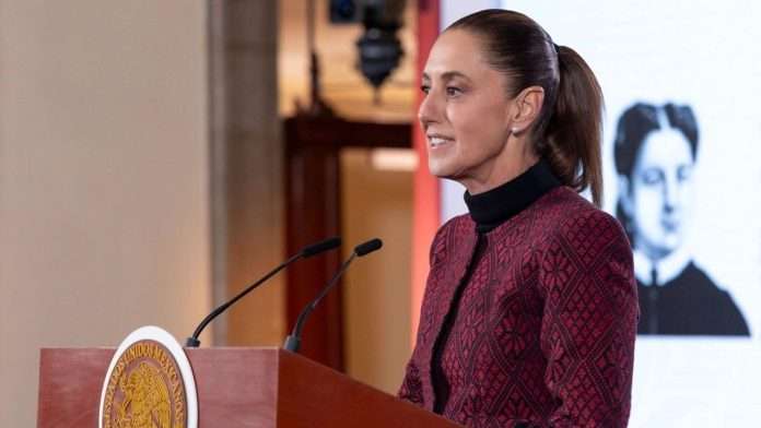 La presidenta Claudia Sheinbaum