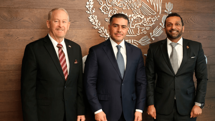 SSPC y FGR sostienen reunión de alto nivel con el director del FBI para fortalecer la coordinación bilateral