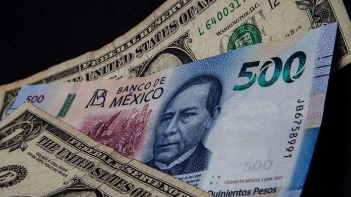 Peso frente al dólar
