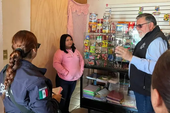 Refuerzan seguridad con recorrido de proximidad en el sector Fundadores