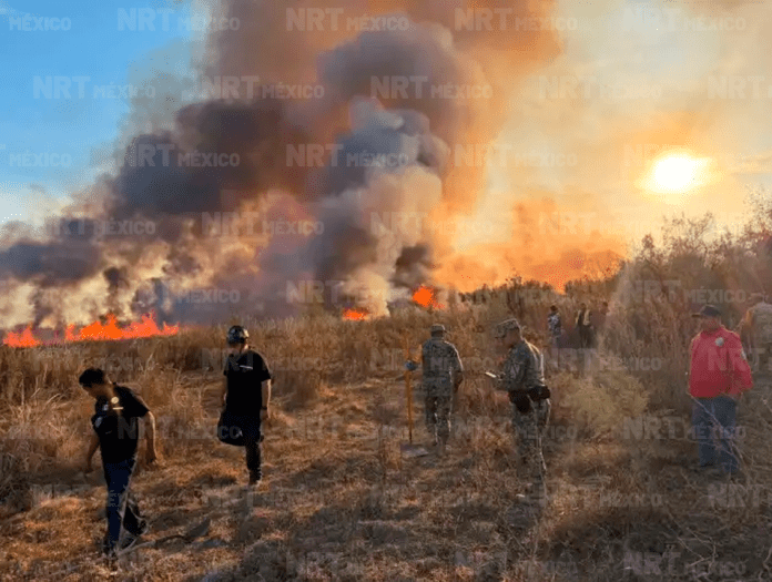 Incendio en Frontera activa Plan DN-III