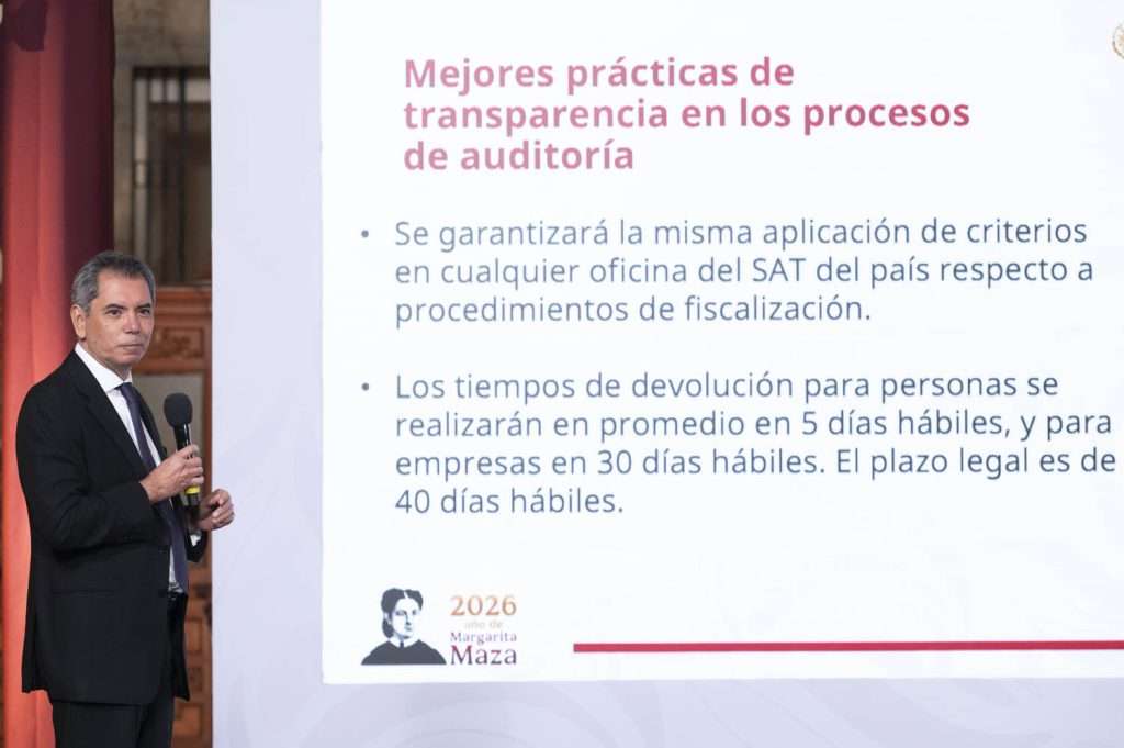 Sin aumentar impuestos y combatiendo la evasión fiscal, en 2025 se logró récord de recaudación con 487 mil 446 mdp más en 2024: Claudia Sheinbaum