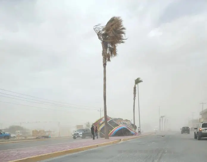 Alerta Protección Civil fuertes vientos en Acuña