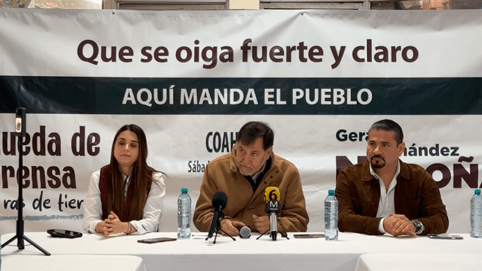 Gerardo Fernández Noroña en Torreón, Coahuila