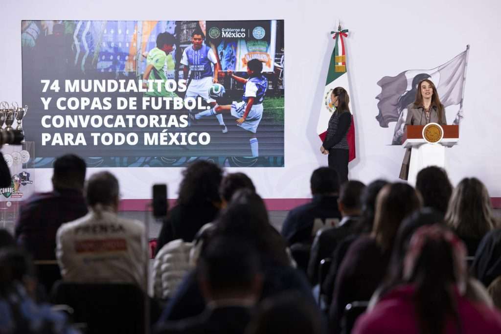 Mundial Social 2026: Gobierno de México presenta 74 Mundialitos y Copas de Futbol