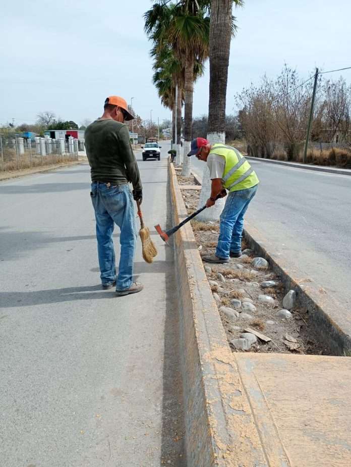 Estas acciones forman parte de los trabajos permanentes para mejorar la imagen urbana