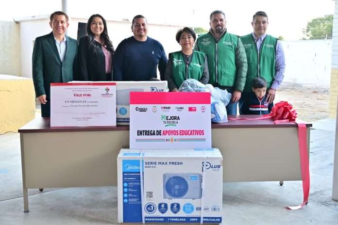 Equipan la Escuela Primaria Revolución en San Buenaventura con apoyo estatal