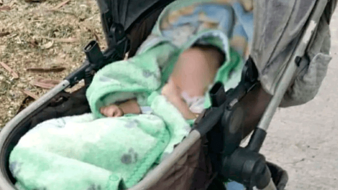 Bebita abandonada en NL