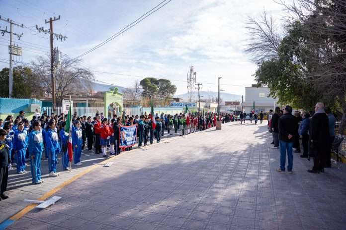 Conmemora Castaños el 109 aniversario de la Constitución de 1917