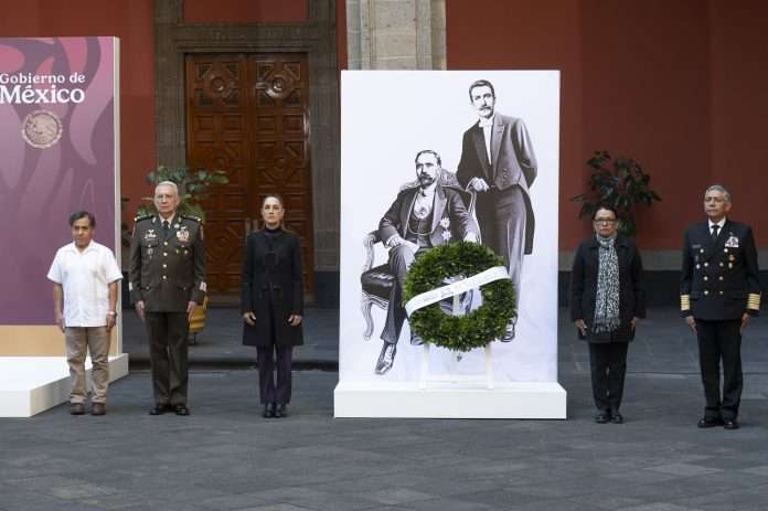 Claudia Sheinbaum encabeza conmemoración del 113 aniversario del Magnicidio de Francisco I. Madero y José María Pino Suárez