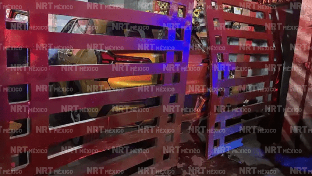 Accidente en la colonia Azteca en Monclova