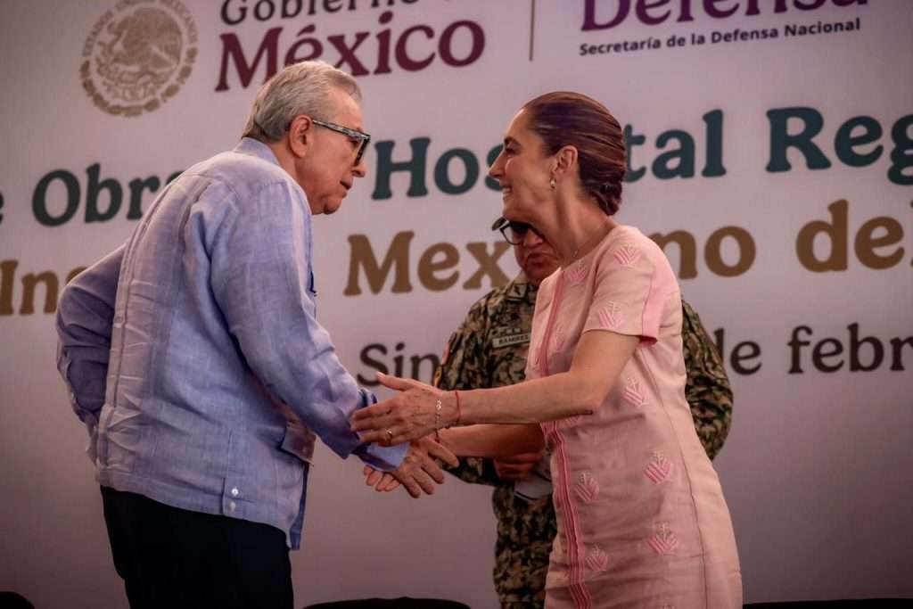 En Culiacán, Claudia Sheinbaum da banderazo de salida a la construcción del Hospital Regional de Especialidades del IMSS en beneficio de 762 mil 155 derechohabientes