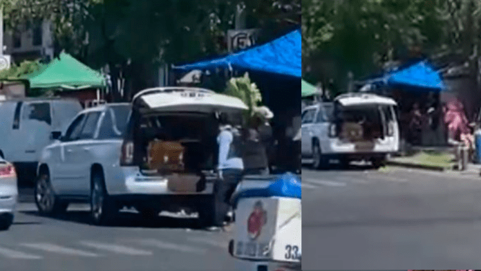 Flores de funeraria en San Valentín