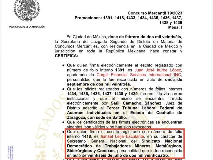 Quiebra de AHMSA: Jueza autoriza presencia de sindicatos