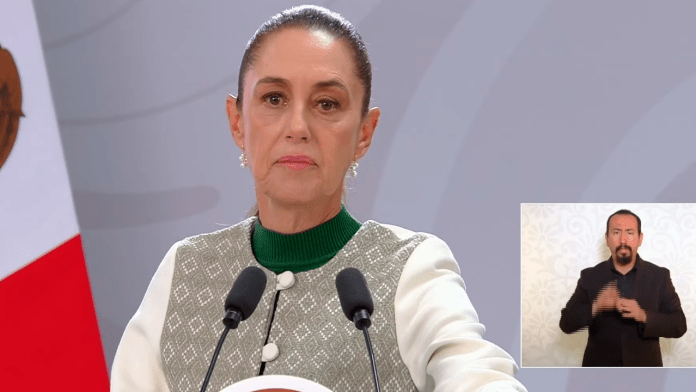 La Presidenta Claudia Sheinbaum