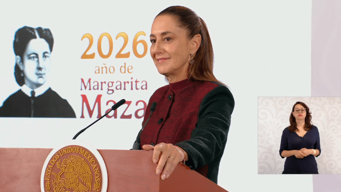 La presidenta Claudia Sheinbaum