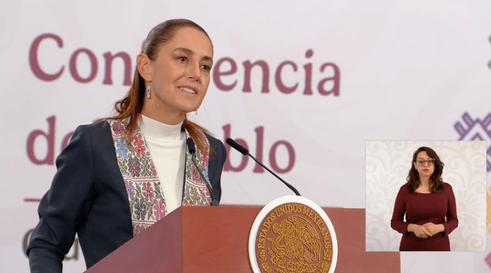 La presidenta Claudia Sheinbaum Pardo