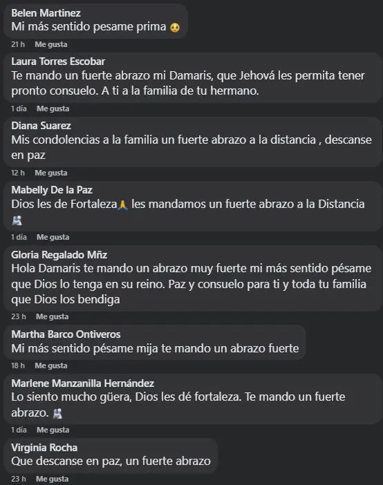 Lamentos en redes sociales