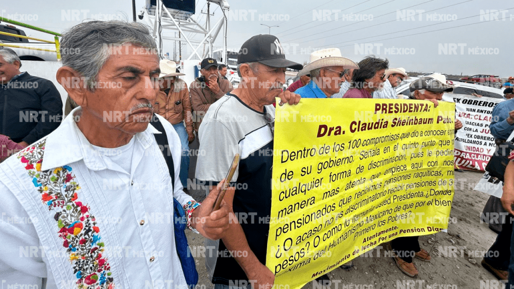 Pensionados exigen a Sheinbaum actualización de pensiones