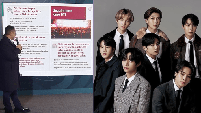 Profeco sobre boletos de BTS
