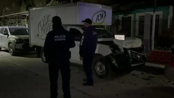 Una mujer protagonizó un choque múltiple en la colonia Nogalera de Múzquiz