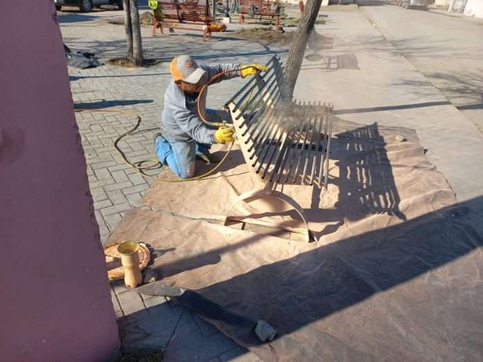 inicio de la rehabilitación de la placita “Los Mantenidos” en la Villa de Palaú