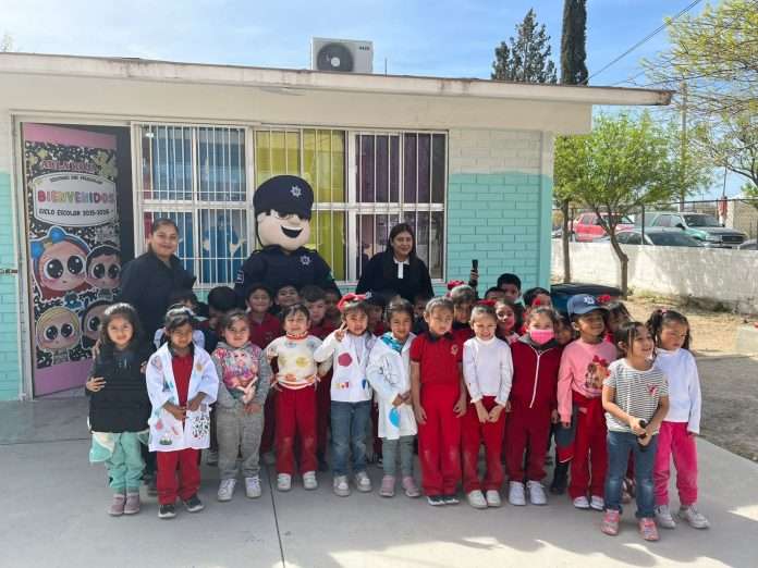 Acerca proximidad social la labor policial a estudiantes de preescolar